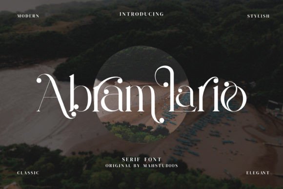 Abram Lario: A Serif Font for Elegance