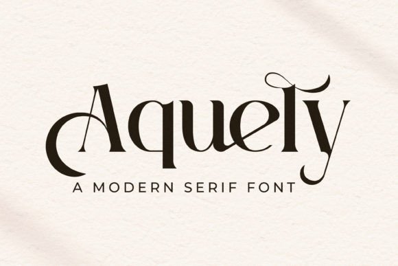 Aquely Font: Elegant Serif for Web Design