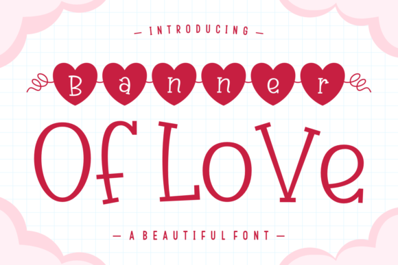 Banner of Love Font for Business
