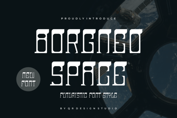 Borgneo Space Font: Futuristic Type for Digital Marketing