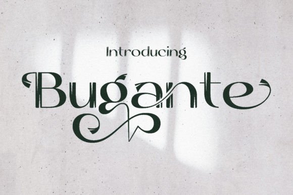 Bugante Font: Elegant Serif for Craft Projects