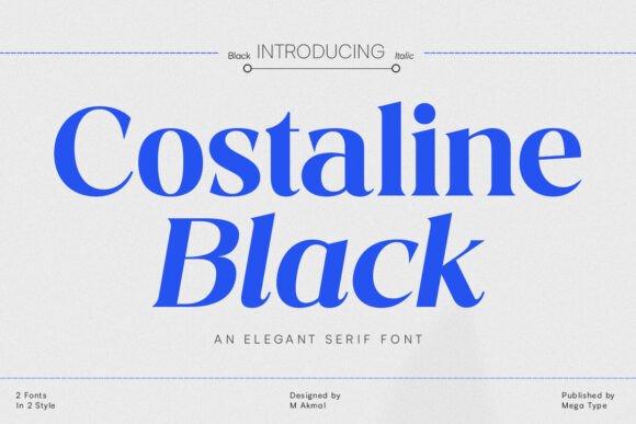 Costaline Black: A Font for Clear Campaigns