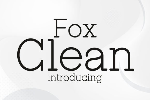 Fox Clean Font for Web Design