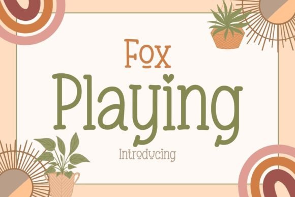 Fox Playing Font for Business
