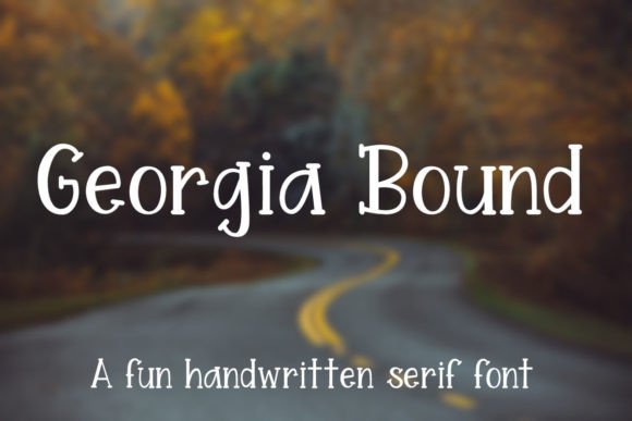 Georgia Bound Font: Bold & Beautiful