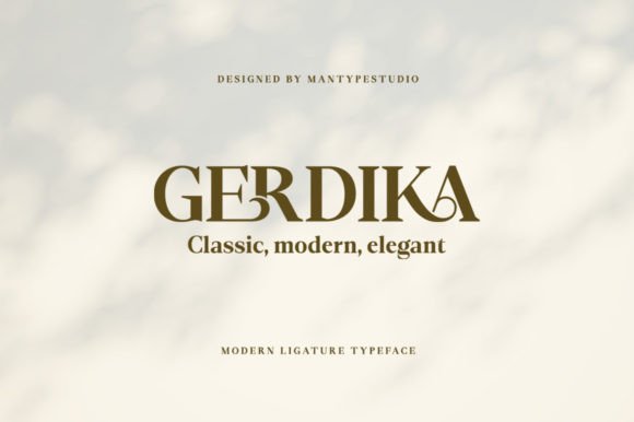 Gerdika: A Versatile Serif for Designers