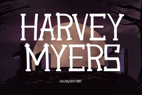 Harvey Myers: A Bold Font for Halloween Branding