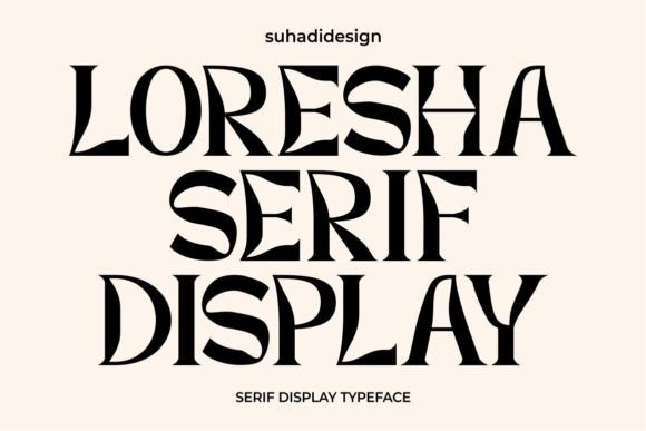Loresha: A Timeless Serif Font for Business Branding