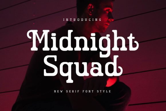 Midnight Squad: A Stylish Serif Typeface