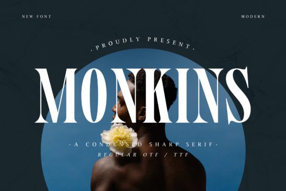 Monkins: A Sharp Serif Font for Web Design