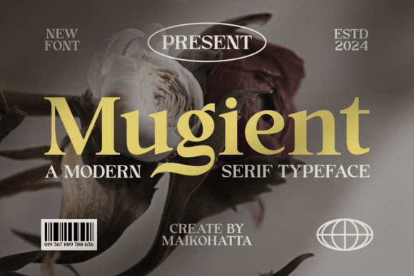 Mugient: A Serif Font for Creative Campaigns