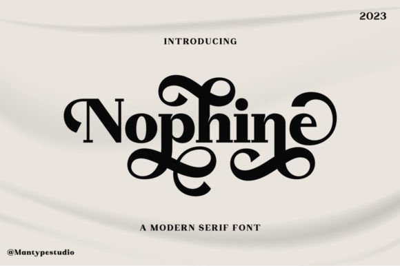 Nophine: A Serif Font for Digital Design