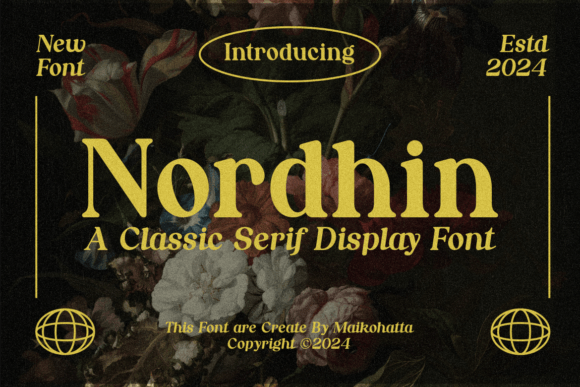 Nordhin: Classic Serif Typeface