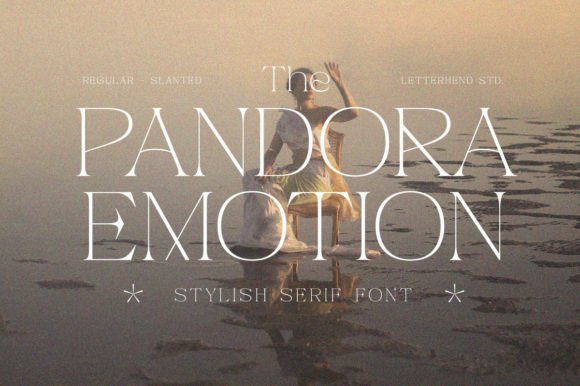 Pandora Emotion: A Serif Font for Emotional Design
