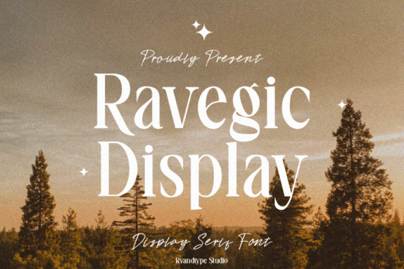 Ravegic: A Bold Serif for Editorial Design