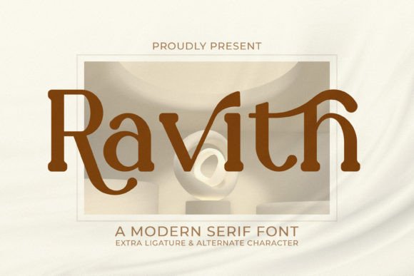 Ravith: A Premium Serif Font for Crafters