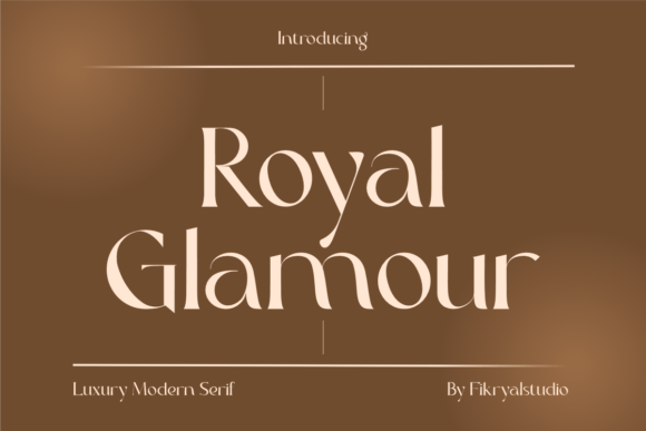 Royal Glamour: A Font for Impact
