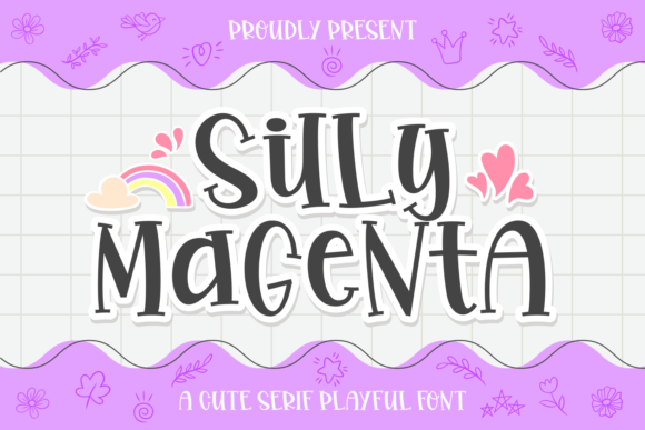 Silly Magenta: A Playful Serif Font
