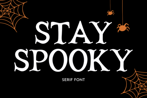 Stay Spooky: A Halloween Serif Font