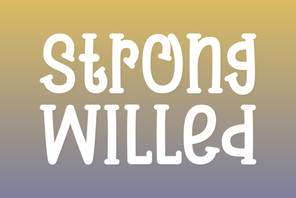 Strong Willed Font for Bold Branding