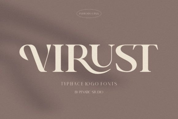 Virust: A Bold Serif Font for Creative Makers